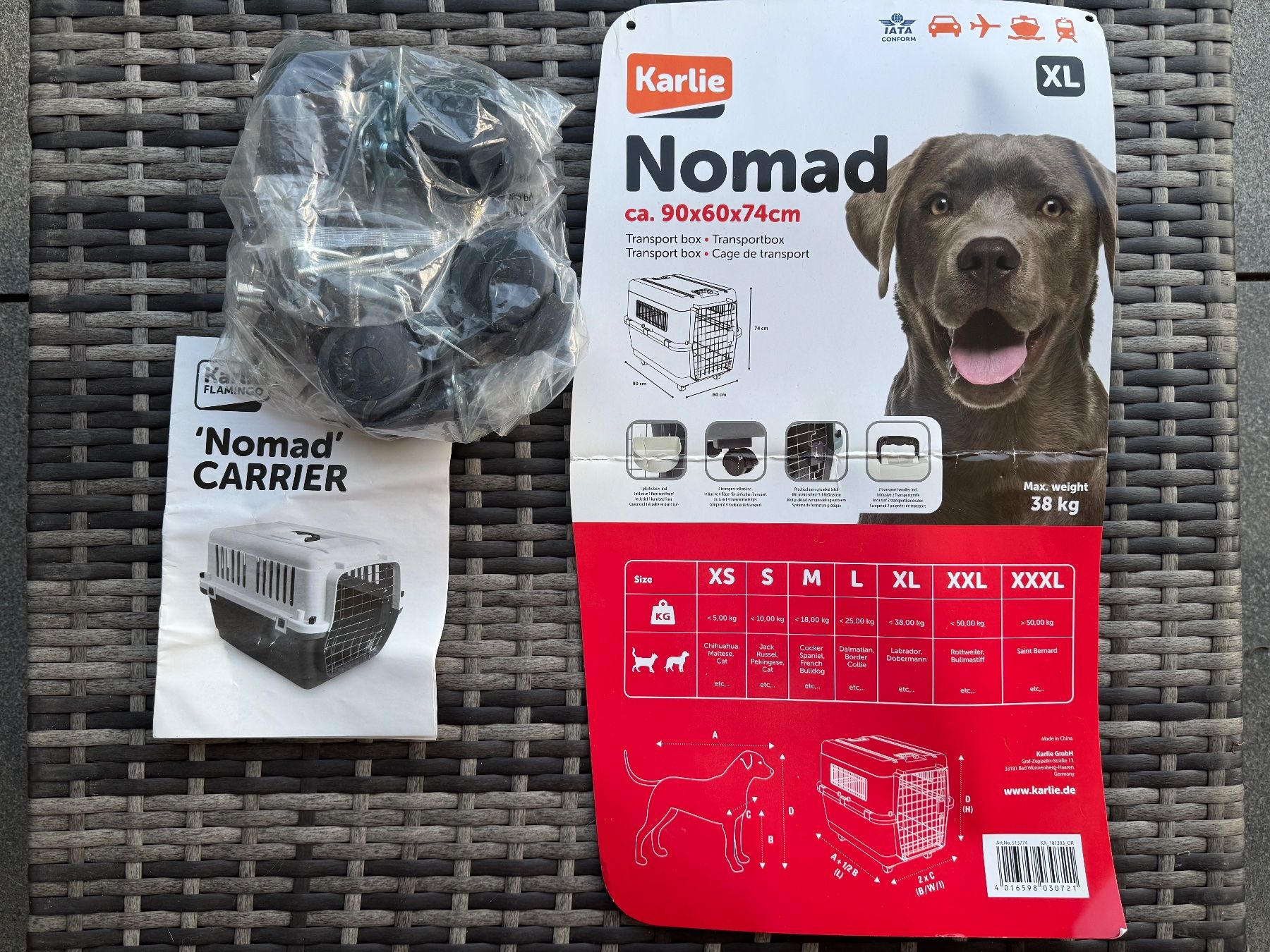 Gabbie, trasporto & Sicurezza: Cage de transport pour chien XL – Nuovo (secondo la descrizione) da Pully venduto da evdim 2