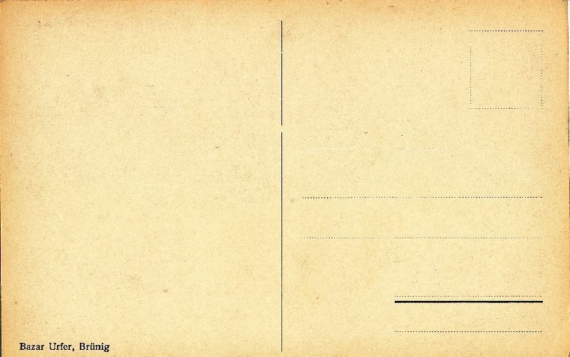Ansichtskarten: Brünig - Hohfluhstrasse + c1910 – Gebraucht aus Emmenbrücke von teestube 1