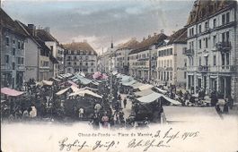 CHAUX-de-FONDS, place du marché