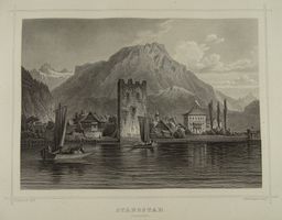 STANSSTAD, STAHLSTICH NACH ROHBOCK 1870