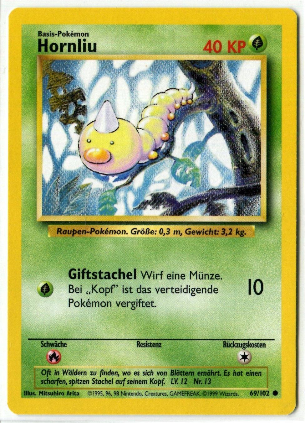 Pokémon Sammelbilder & Trading cards: Hornliu Basis Set 69/102 Deutsch – Neu (gemäss Beschreibung) aus Dornach von Deco89
