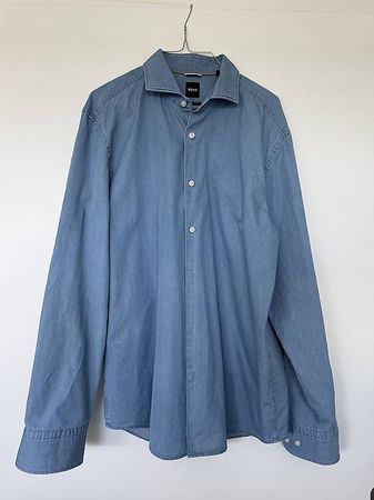 Hugo Boss Hemd Langarm Gr. 43