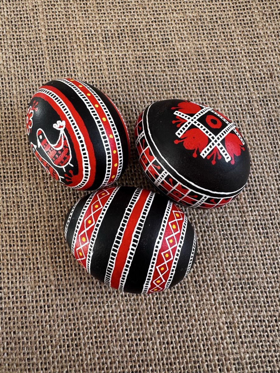 Tutte le decorazioni: Ostereier Pysanka 3-er Set – Nuovo e nell'imballaggio originale da Zürich venduto da iry_9mbn 2