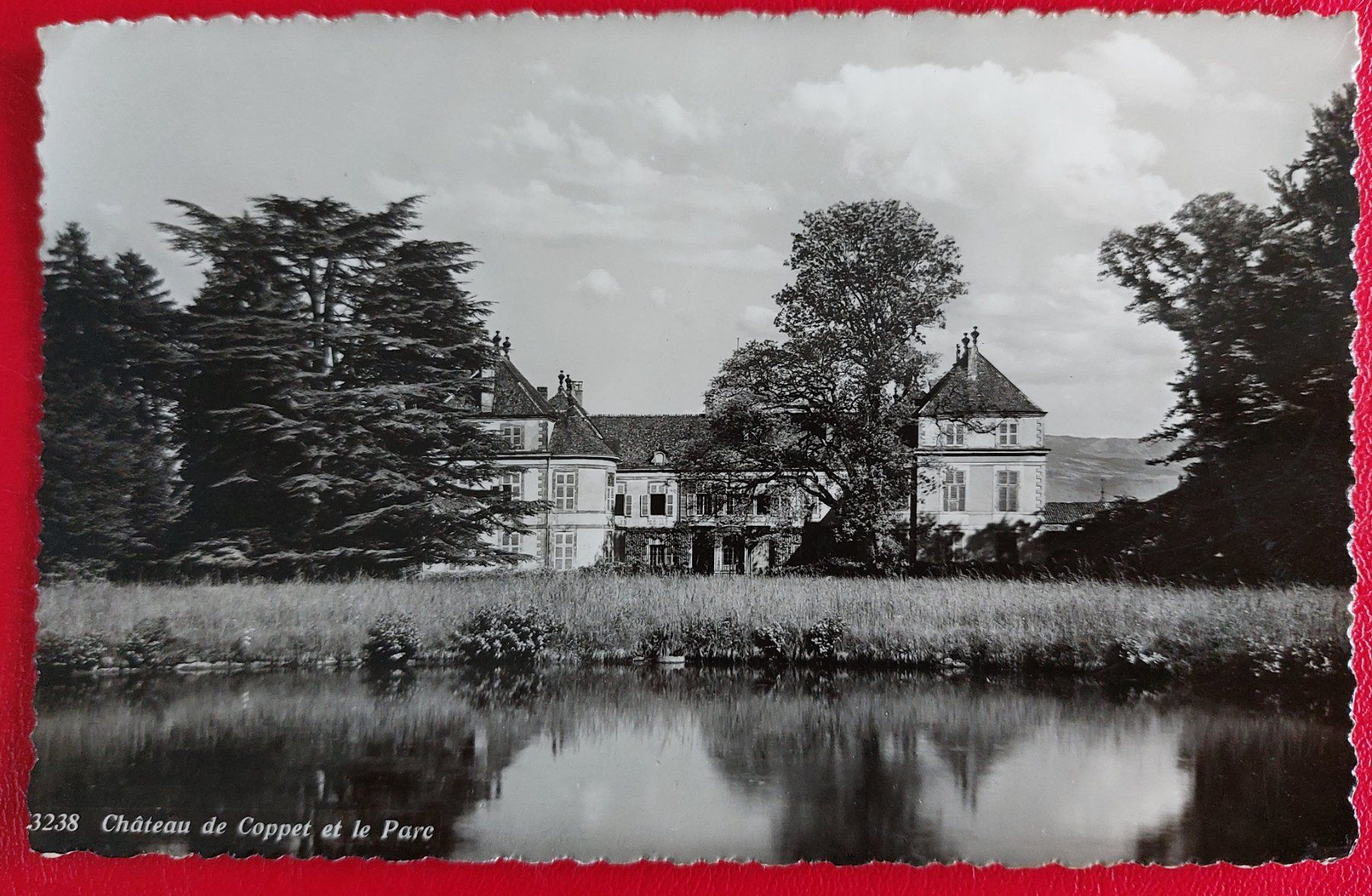 Cartoline postali: Château de Coppet et le Parc – Usato da St-Légier-La Chiésaz venduto da Theo005