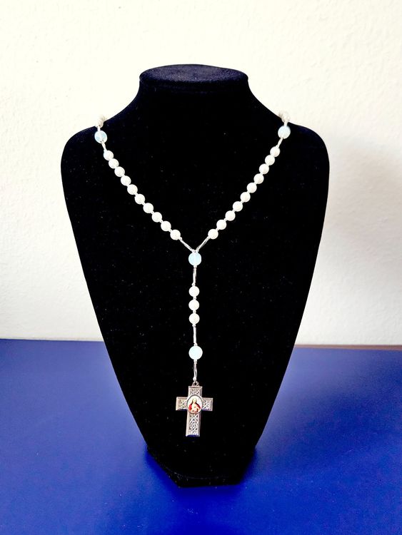 Jesus Kette 2 Stück Rosenkranz Katholisch Handgefertigte