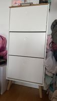 White 3-Tier Shoe Cabinet 