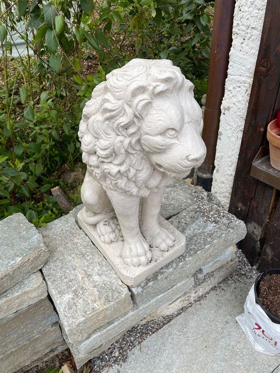 Löwen Skulptur für Garten Kaufen auf Ricardo