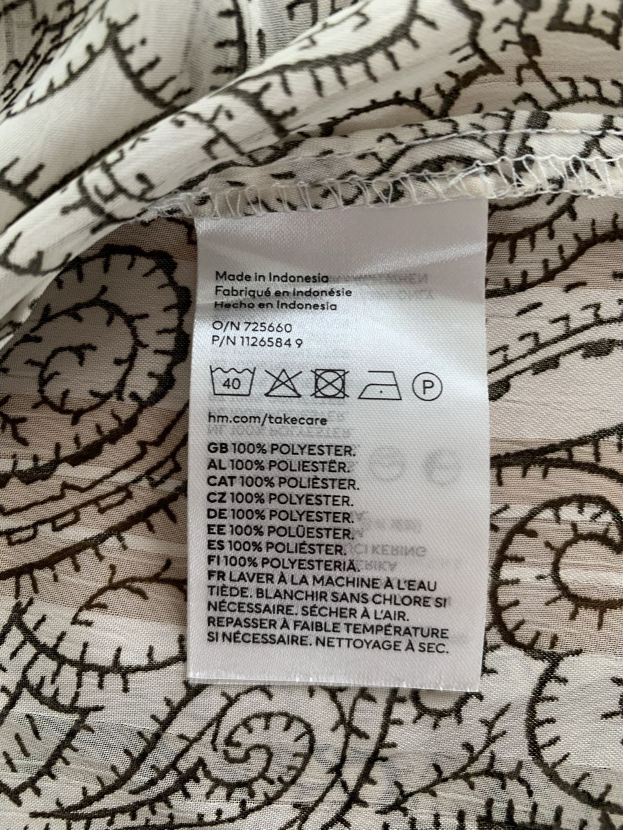 H&M Camicette: H&M Chiffonbluse Paisley Muster Gr. 4XL – Usato da Ellikon an der Thur venduto da Bali1999 8