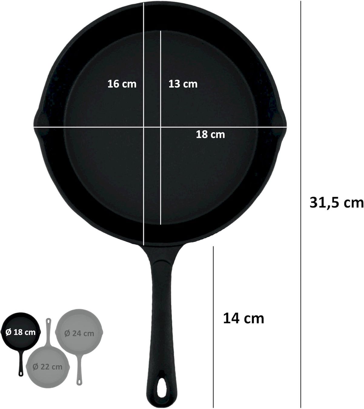 Töpfe: BBQ-Toro Gusseisen Pfannen Set – Neu und originalverpackt aus Bottighofen von zaap 2