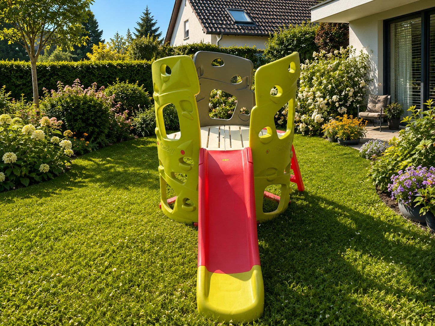 Smoby Rutschbahn: Smoby Turm und Rutschbahn – Gebraucht aus Holzhäusern ZG von ara_q6g8 1