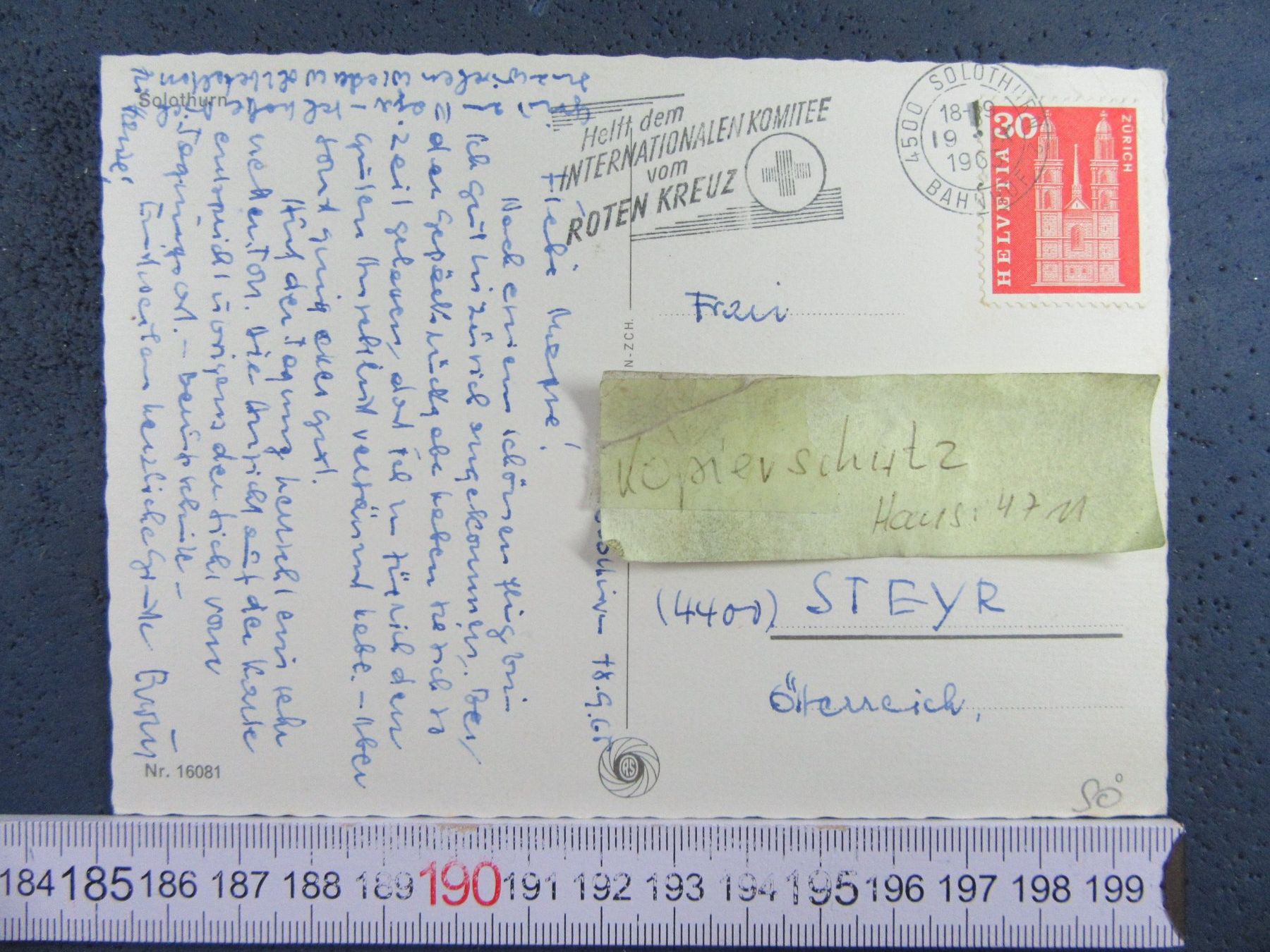 Cartes postales: SOLOTHURN AK SO 1965 BUG – D'occasion à Ettingen par Hausi4711 2