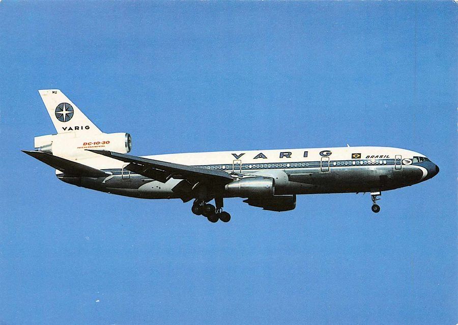 Cartoline postali: Varig McDonnell Douglas DC 10-30 – Usato da Frauenfeld venduto da POML