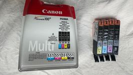 Canon Tintenpatronen Multipack CLI-551 4 Stück