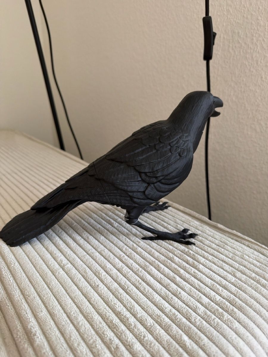 Lampade: 3D printed bird lamp with cord and bulb – Usato da Regensdorf venduto da __Claudia_ 3