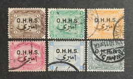 Ägypten 1907, Official, Ovpt. Satz gestempelt