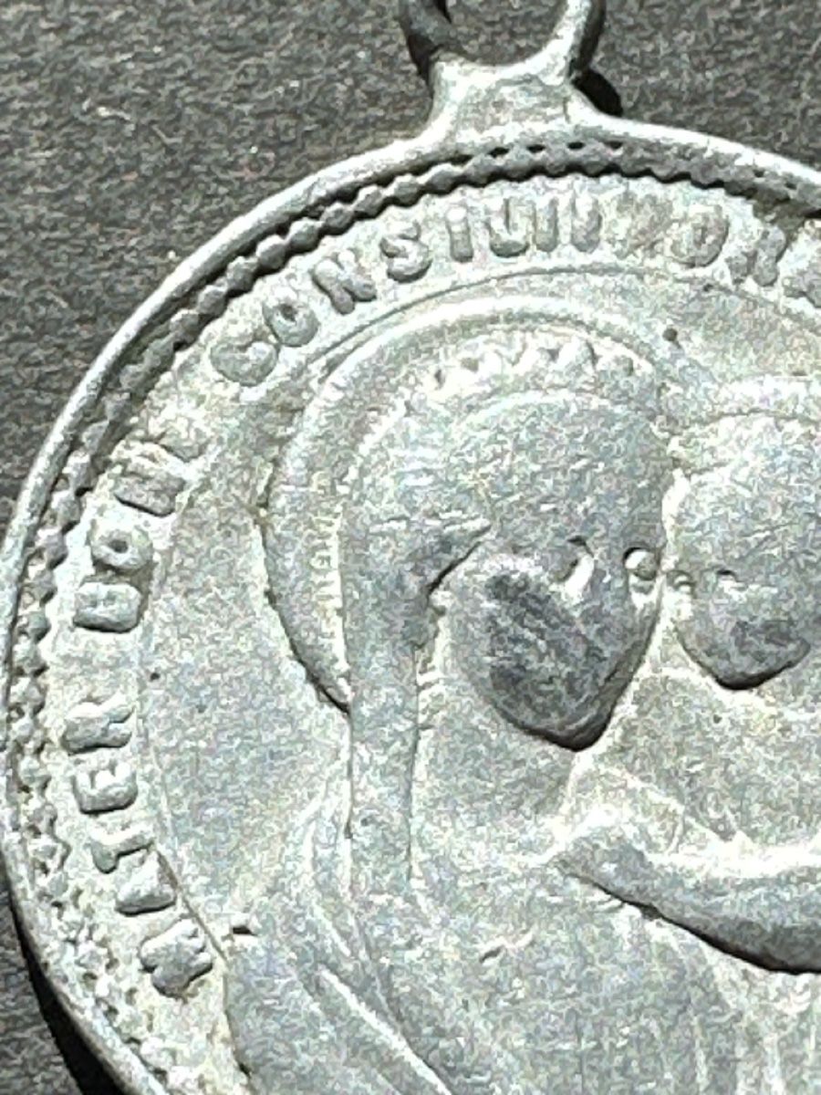 Medaglie: Religiöse Medaille Roma 1925 Muttergottes silberfarben – Usato da Berikon venduto da Rueegg4 5