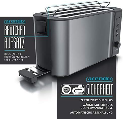 Küchengeräte: Edelstahl Toaster Langschlitz 4 Scheiben Defrost – Neu und originalverpackt aus Hundwil von tec_mm27 2