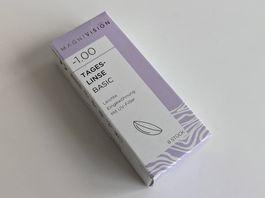 8x weiche Tages-Kontaktlinsen -1.00 mit UV-Filter