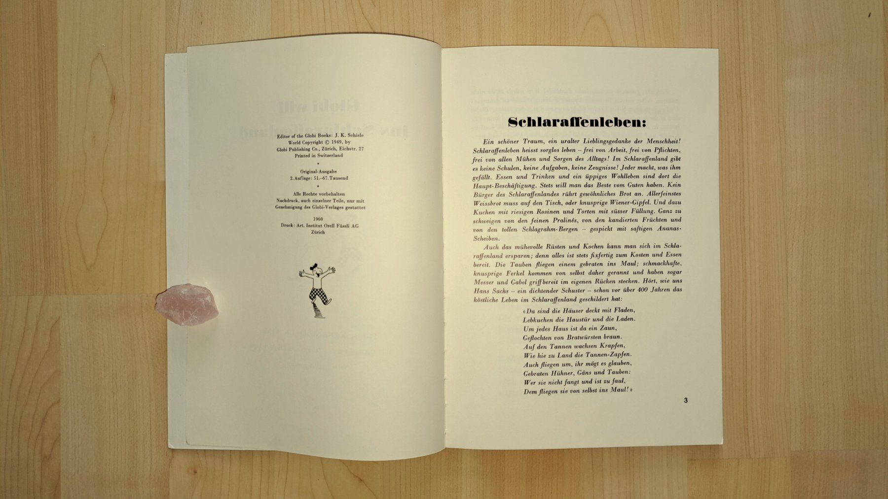 Libri: Globi will ins Schlaraffenland - 2.A.1960 – Usato da Affoltern am Albis venduto da saminou01 1