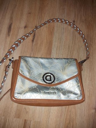 sac Desigual argenté
