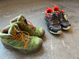 Lowa GoreTex Wanderschue 31 & Jack Wolfskin GTX Schuhe 31/32