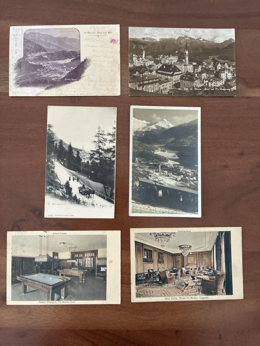 Cartes postales: 12 Ansichtskarten Schweiz von St. Moritz GR.  D – D'occasion à Oftringen par Cla.vD.74 2