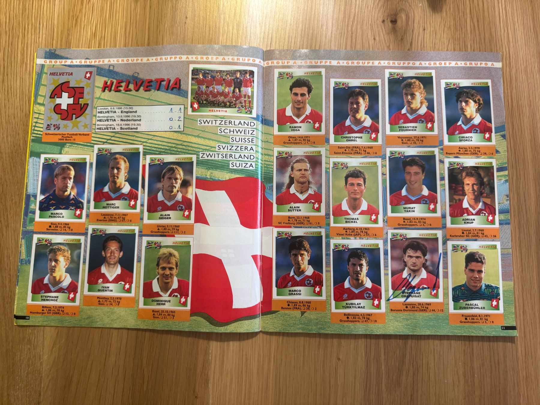 Panini Album: Album Panini Euro 96 – Usato da Bussigny venduto da Maxence10 1