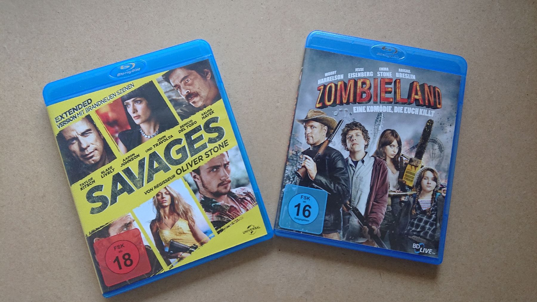 Tutti i DVDs: Savages & Zombieland - Blu-ray – Usato da Chur venduto da FreakofRarity
