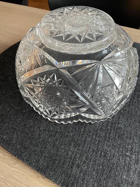 Schalen: Antike Glaskristall Schale 25cm – Gebraucht aus Kreuzlingen von kmonline 3