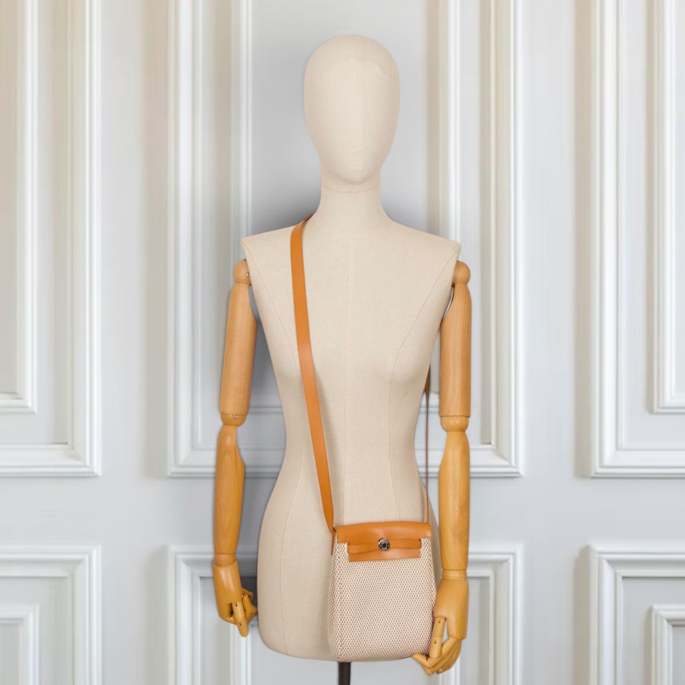 Hermès Borse da donna: Hermès Herbag TPM crème/naturel – Usato da Binningen venduto da Designerlabels 1