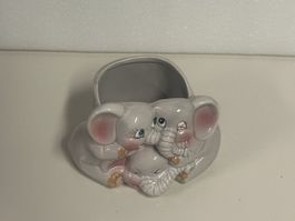 Vintage Elefanten-Familie Utensilo