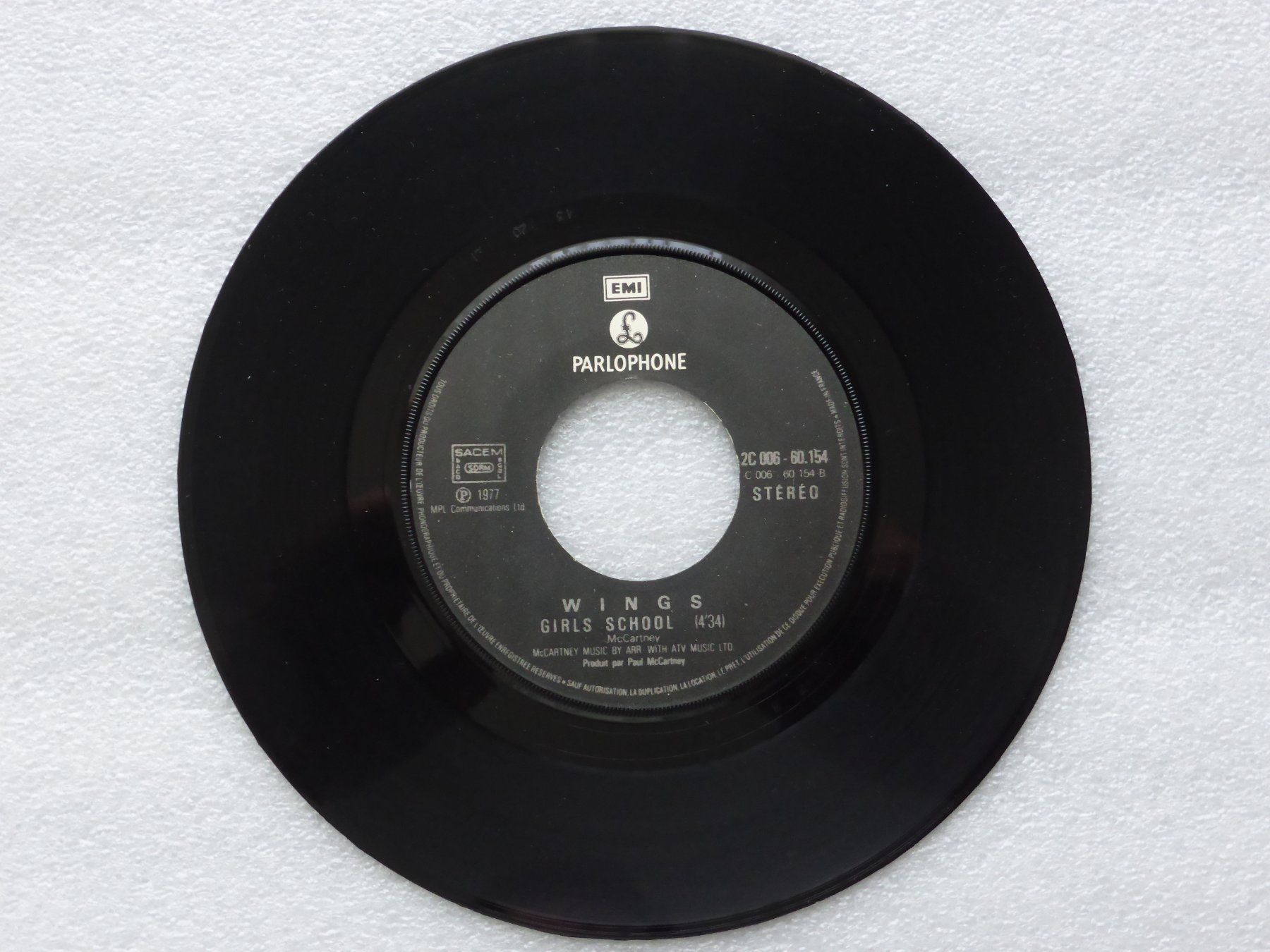 Dischi in vinile: Vinyl Single   WINGS  (Paul McCartney) – Usato da Küssnacht am Rigi venduto da Mondkinder 2