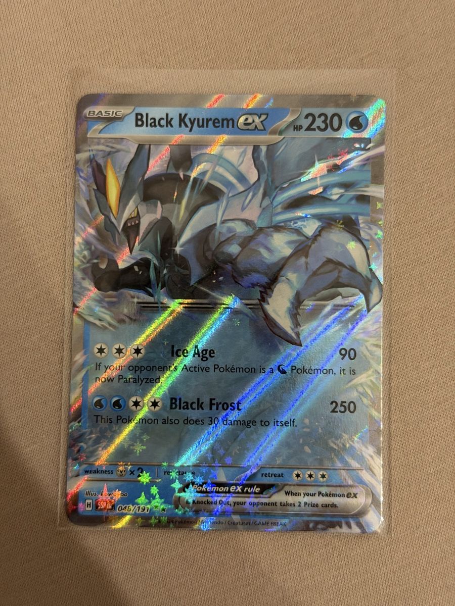 Pokémon Carte collezionabili: Pokémon Black Kyurem ex 048/191 Surging Sparks – Nuovo (secondo la descrizione) da St. Gallen venduto da Xbylucas