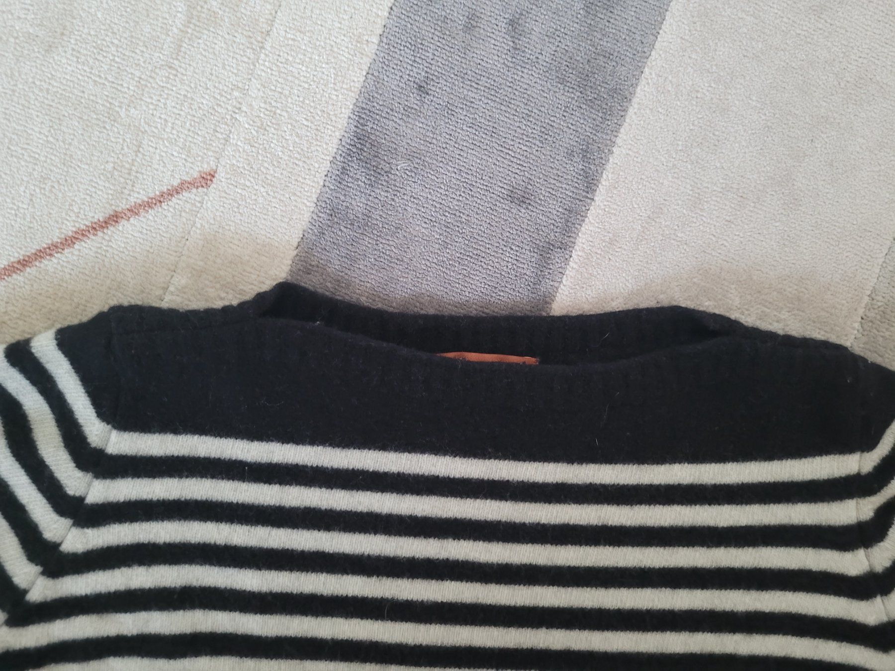 Maglioni & Felpe: Streifenpullover mit Gesicht, M, Donna Wilson Lammwolle – Usato da Zürich venduto da mgn1 2