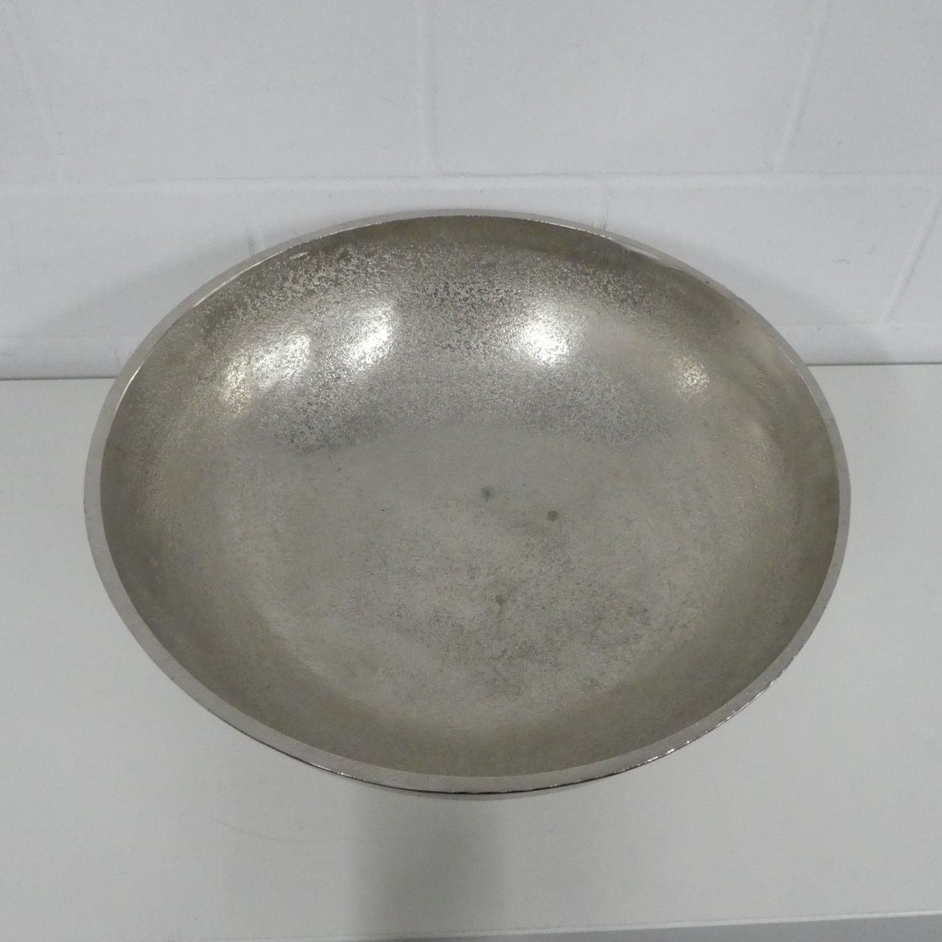 Migros Tutte le decorazioni: Grosse Dekoschale Aluminium 44.5x17 – Usato da Volketswil venduto da brockipfannenstil 3