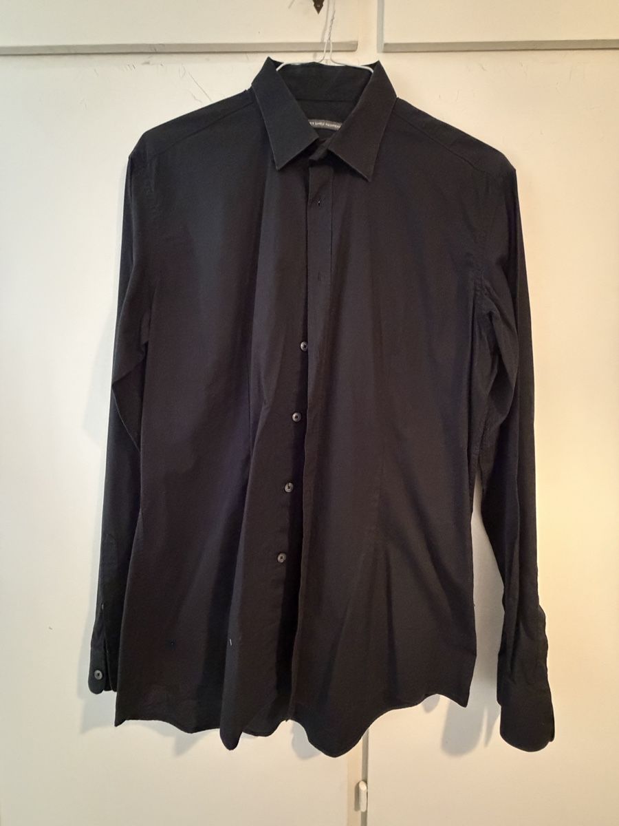 Camicie: Camicia uomo GREY D. ALESSANDRINI nera tg 16 1/2 usata – Usato da Lugano venduto da can_xdd8 1