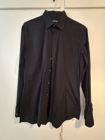 Camicia uomo GREY D. ALESSANDRINI nera tg 16 1/2 usata