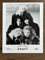 HEART Band Presse Promo Foto 1987 B&W Ann & Nancy Wilson