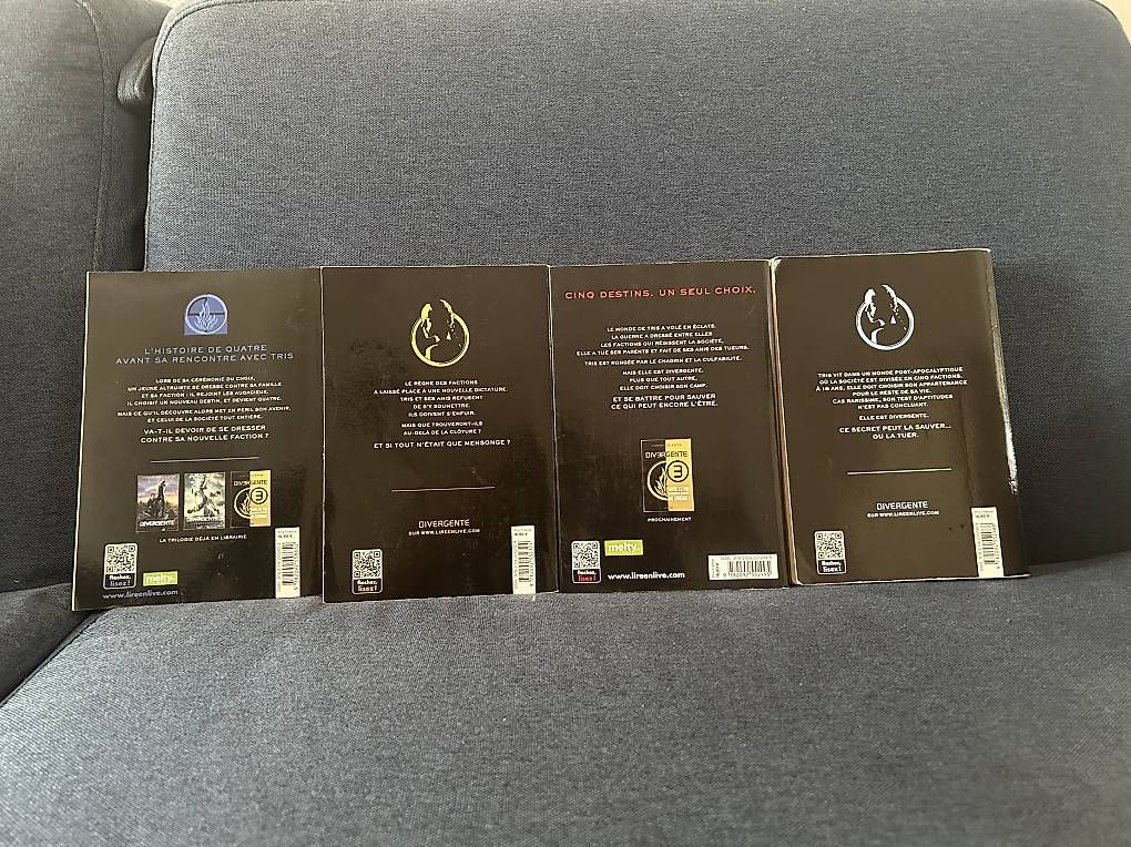 Livres: Divergente tomes 1 à 4 – D'occasion à Crans VD par Sveniouche 2