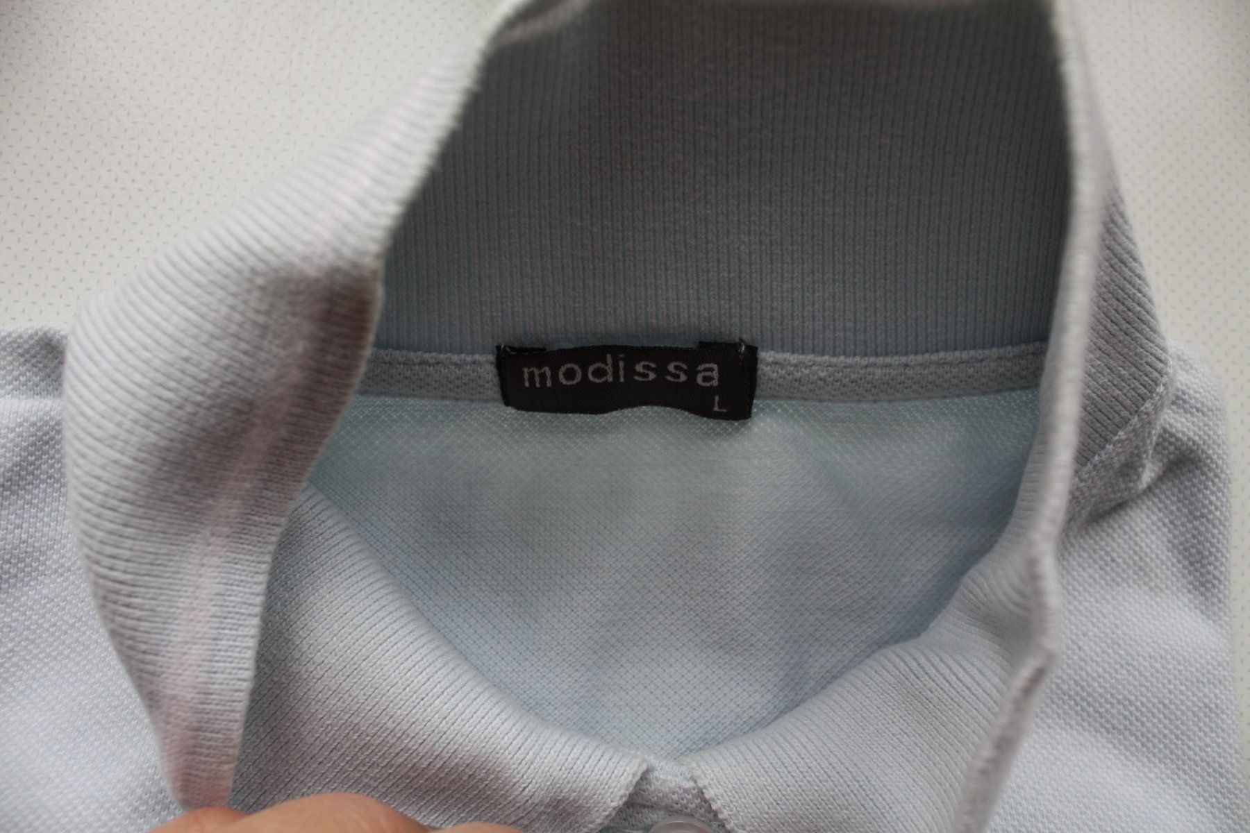 Magliette Polo: Modissa Poloshirt Hellblau Gr. L - Sommer-Schnäppchen! – Usato da Wettingen venduto da Licht08 2
