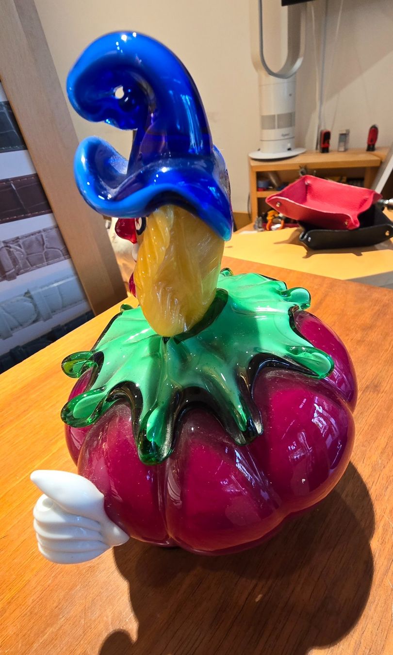 Murano Statuette: Murano Glass CLOWN – Usato da Thalwil venduto da Designer50 1