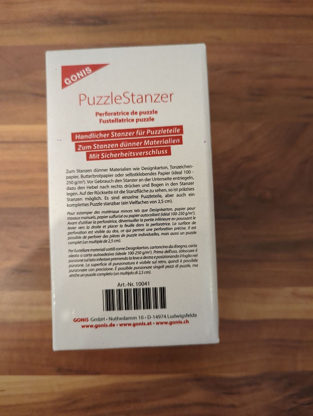 Gonis Kit bricolage: PuzzelStanzer Gonis – Nuovo e nell'imballaggio originale da Hitzkirch venduto da KarinBleu