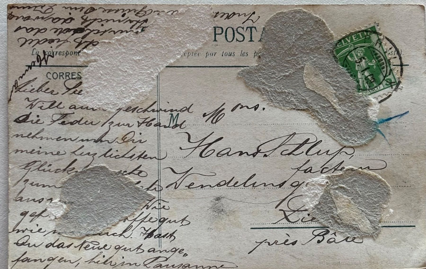 Cartoline postali: Neujahr, Ouchy, Kinderwagen, animiert – Usato da Frauenfeld venduto da Merk52 1