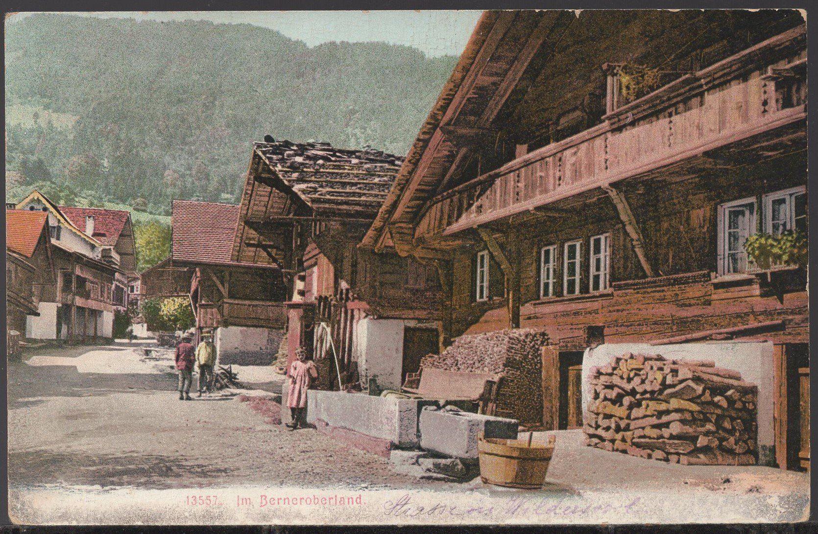 Ansichtskarten: Bauernhäuser im Berneroberland – Gebraucht aus Aarau von kufi44
