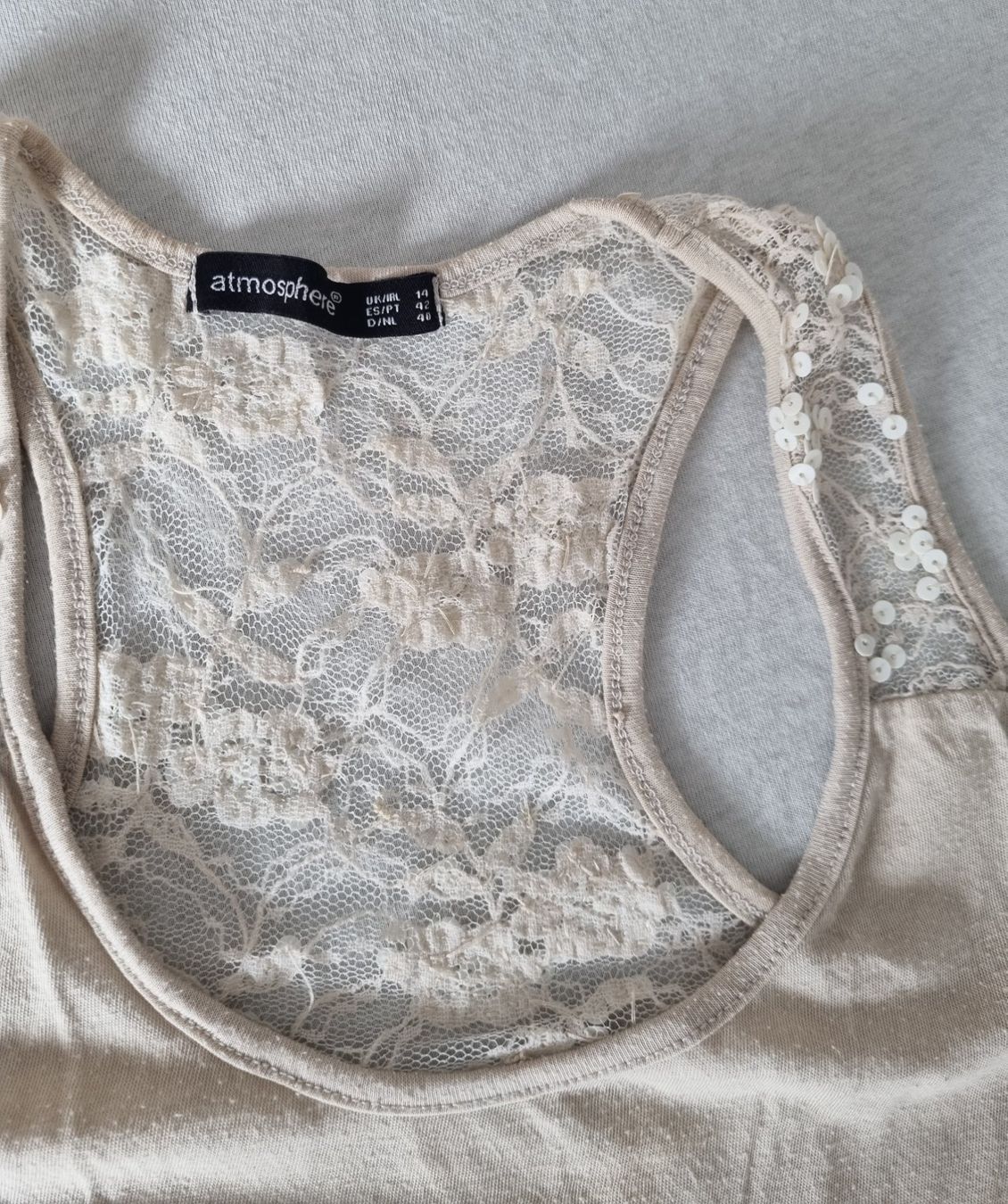 Top: Trägershirt "Atmosphere" (Gr. 40) – Usato da Gams venduto da federli29 2
