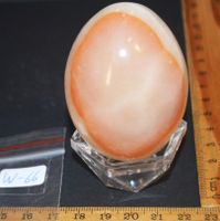 Deko - Heilstein W-66 – Ägyptischer Alabaster - Ei 4,5x6,5cm