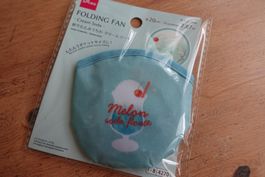 Japanischer Fächer Mini Portable - Folding Fan - Melon Soda