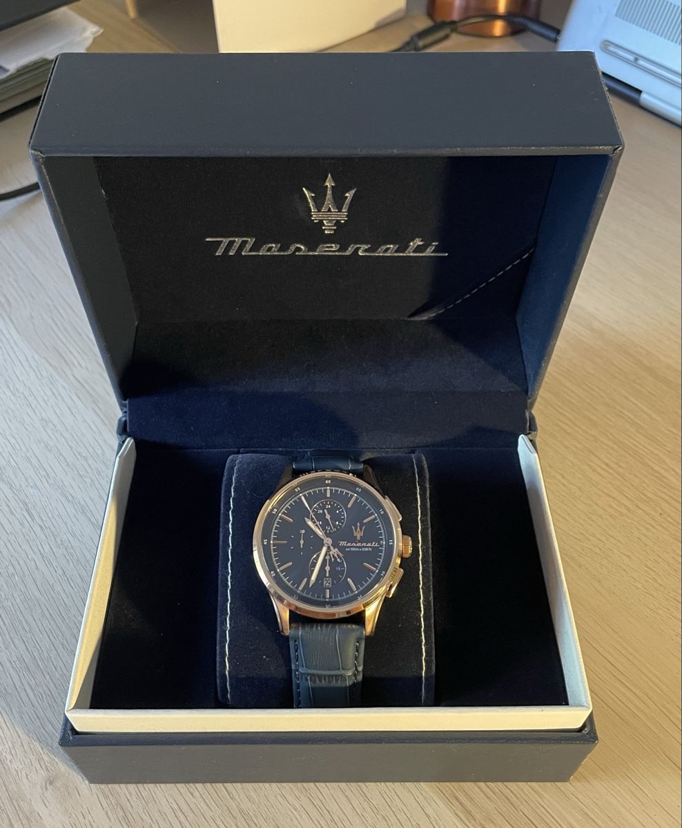 Maserati Orologi: Maserati Sorpasso Uhr, rosé/blau – Nuovo (secondo la descrizione) da Zürich venduto da barale_00