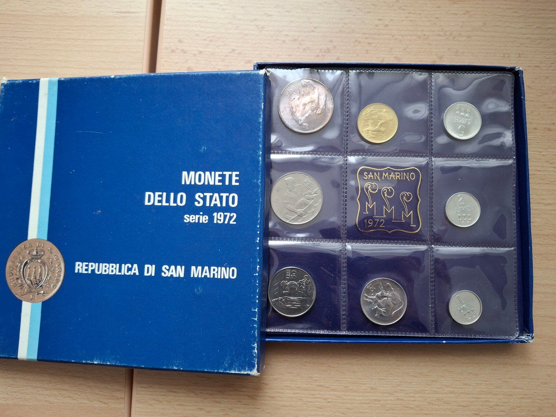 Tutti le monete: San Marino Münzset 1972 – Usato da Dielsdorf venduto da rosmani