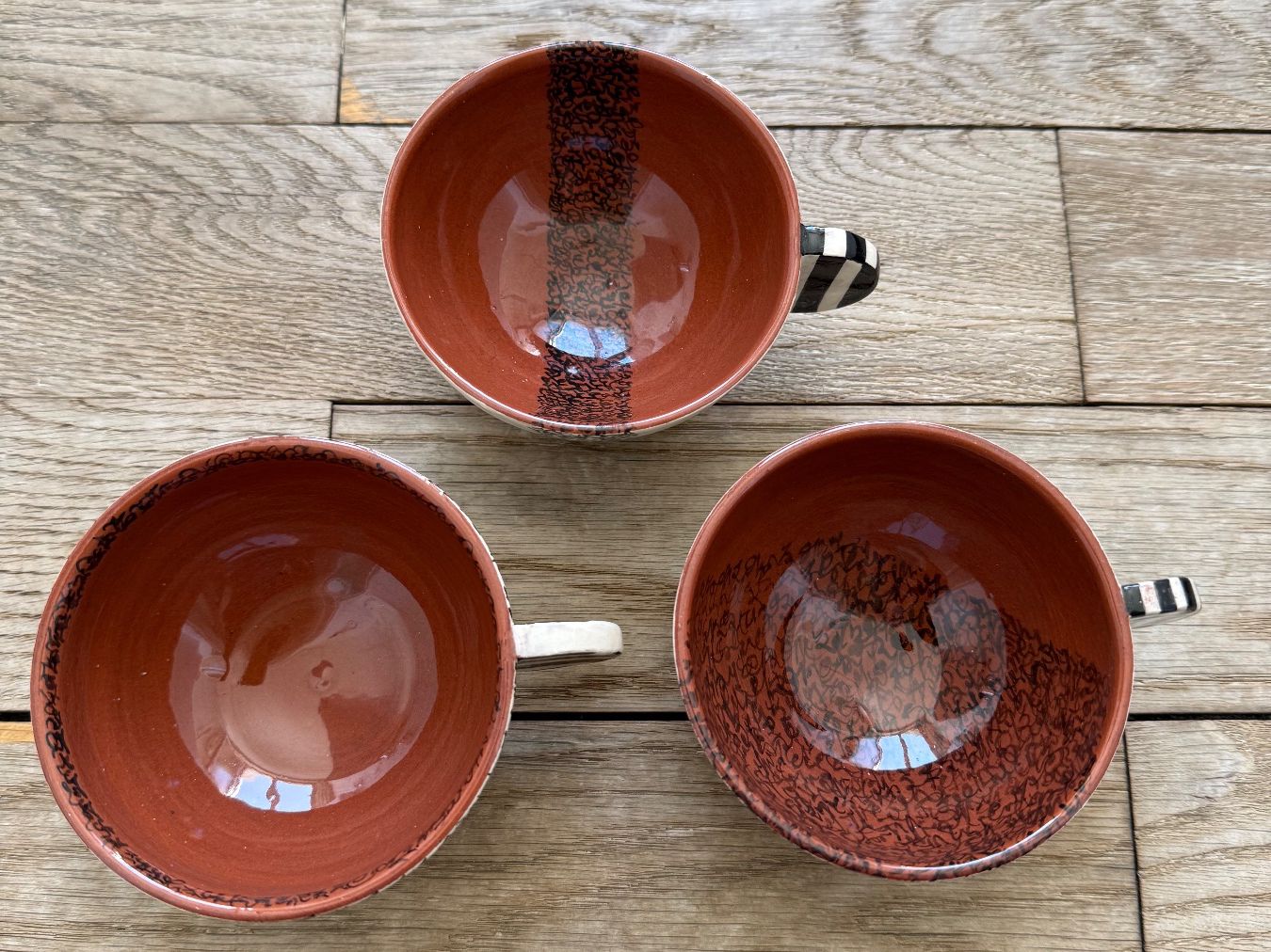 Tasses: 3 handgearbeitete postmoderne Tassen, 90er – D'occasion à Luzern par Mamutpe 2